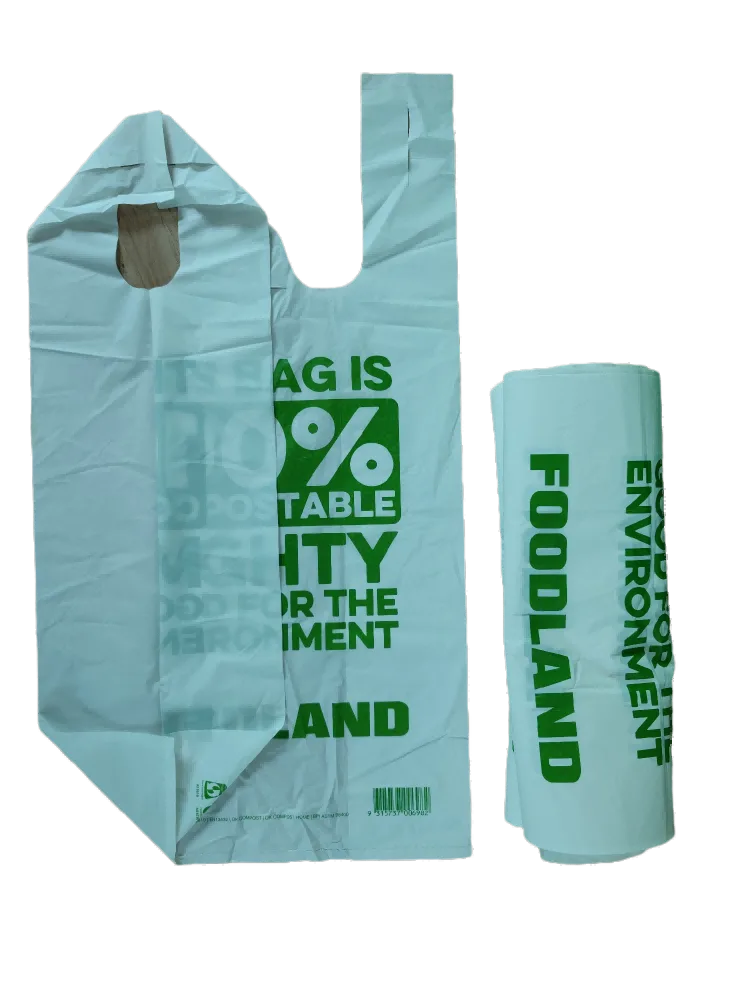 Biodegradable Perforated T-Shirt Bags on Roll Supplier - OZ Bio Pack 11